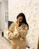 Penari Ilona Gvozdeva menyentuh Jaringan dengan gambar putranya yang baru lahir