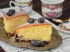 Resep kue yogurt dengan pisang dan blueberry langkah demi langkah: dimasak dalam oven